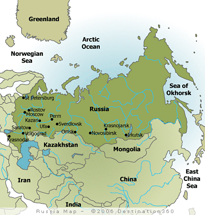 Major Cities Russia